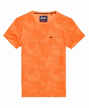 Superdry Whistler Geo Férfi Pólók Narancssárga/Korall | XQYPT2361